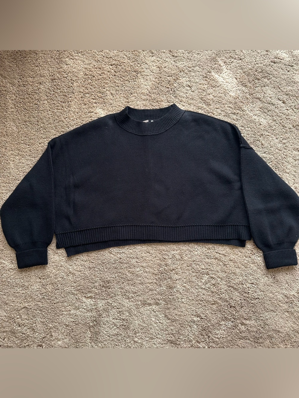 Free People Easy Street Crop Pullover